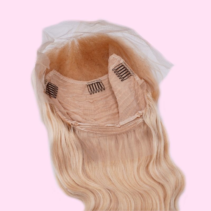 Blonde Body Wave 13x4 Transparent Lace Front Wig